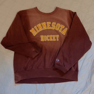 CHAMPION MINNESOTA HOCKEY SWEATSHIRT